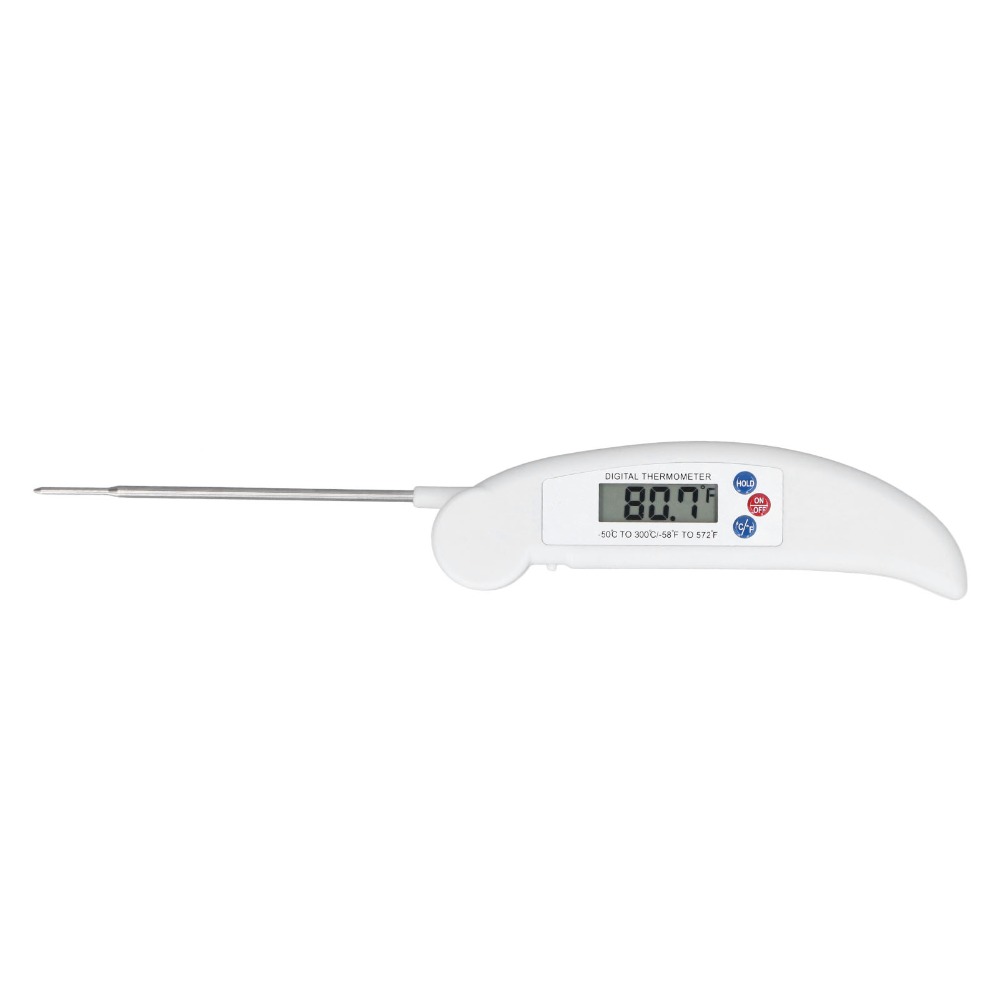 ABS ステンレス鋼デジタル食品温度計白赤高速測定インスタン - Thermometer Digital のレビューと価格