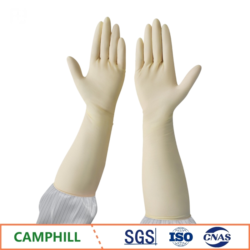 使い捨てラテックス手袋 20インチ 延長型 厚手 研究所用  - Medical Gloves のレビューと価格