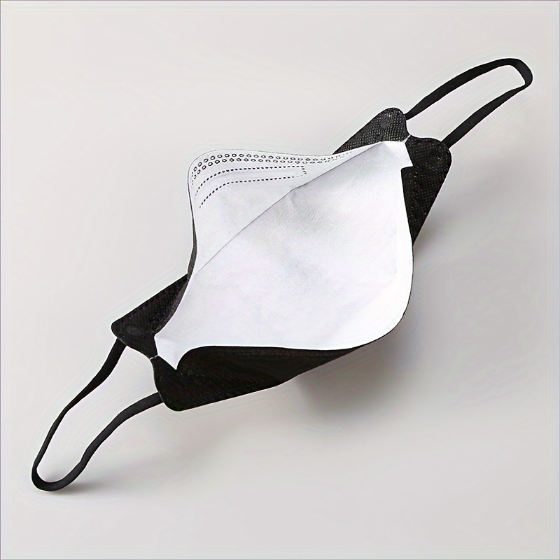 200枚入り/3Dリーフ型ブラック使い捨て4層マスク、顔の輪 - Surgical Mask のレビューと価格