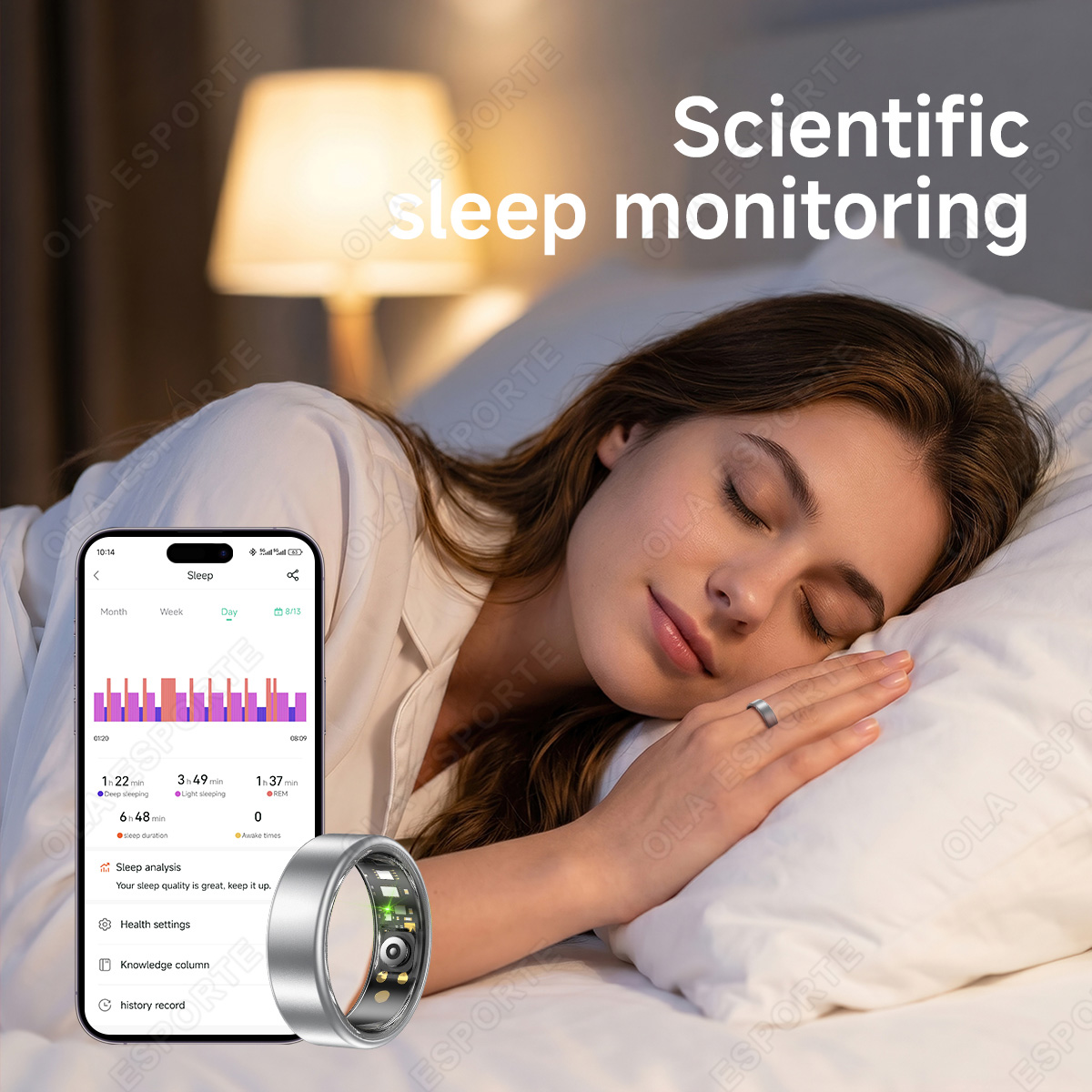 新しいスマートリング QINO Esporte カラフルなフ - Blood Pressure Monitor のレビューと価格